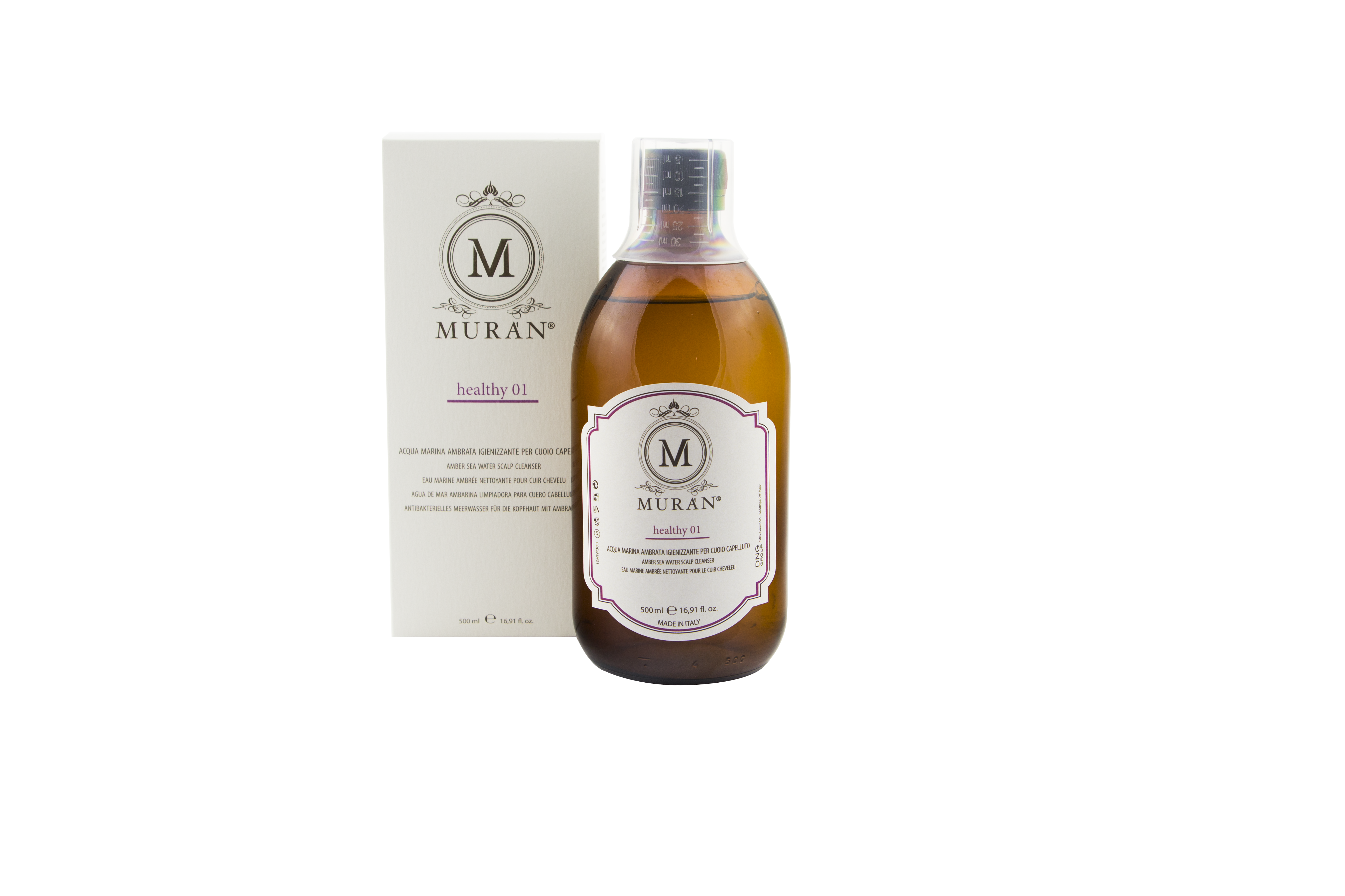 Healthy 01 - Scalp cleanser with sea water and amber