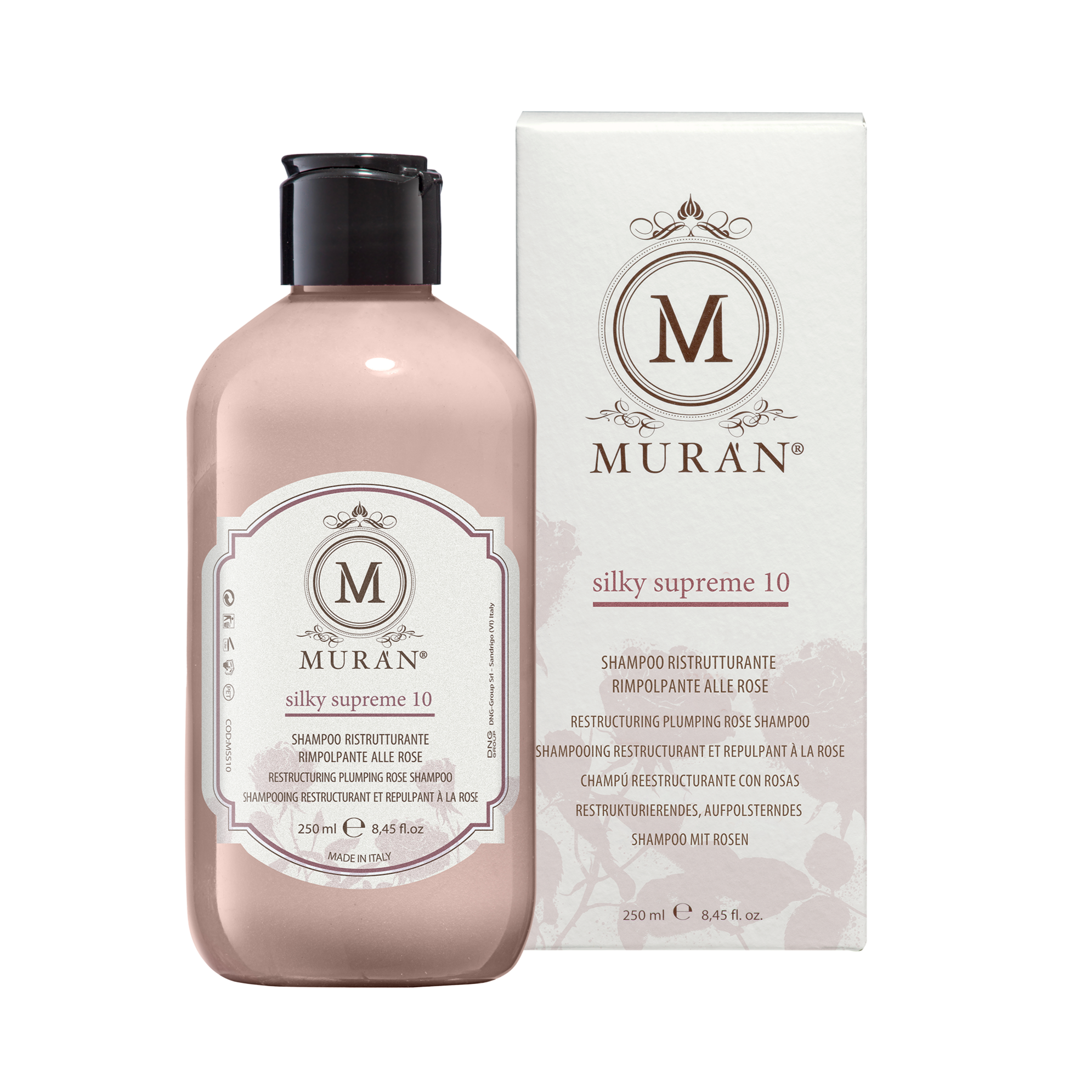 Muran Silky Supreme 10 – Rose Restructuring Shampoo - 250 ml