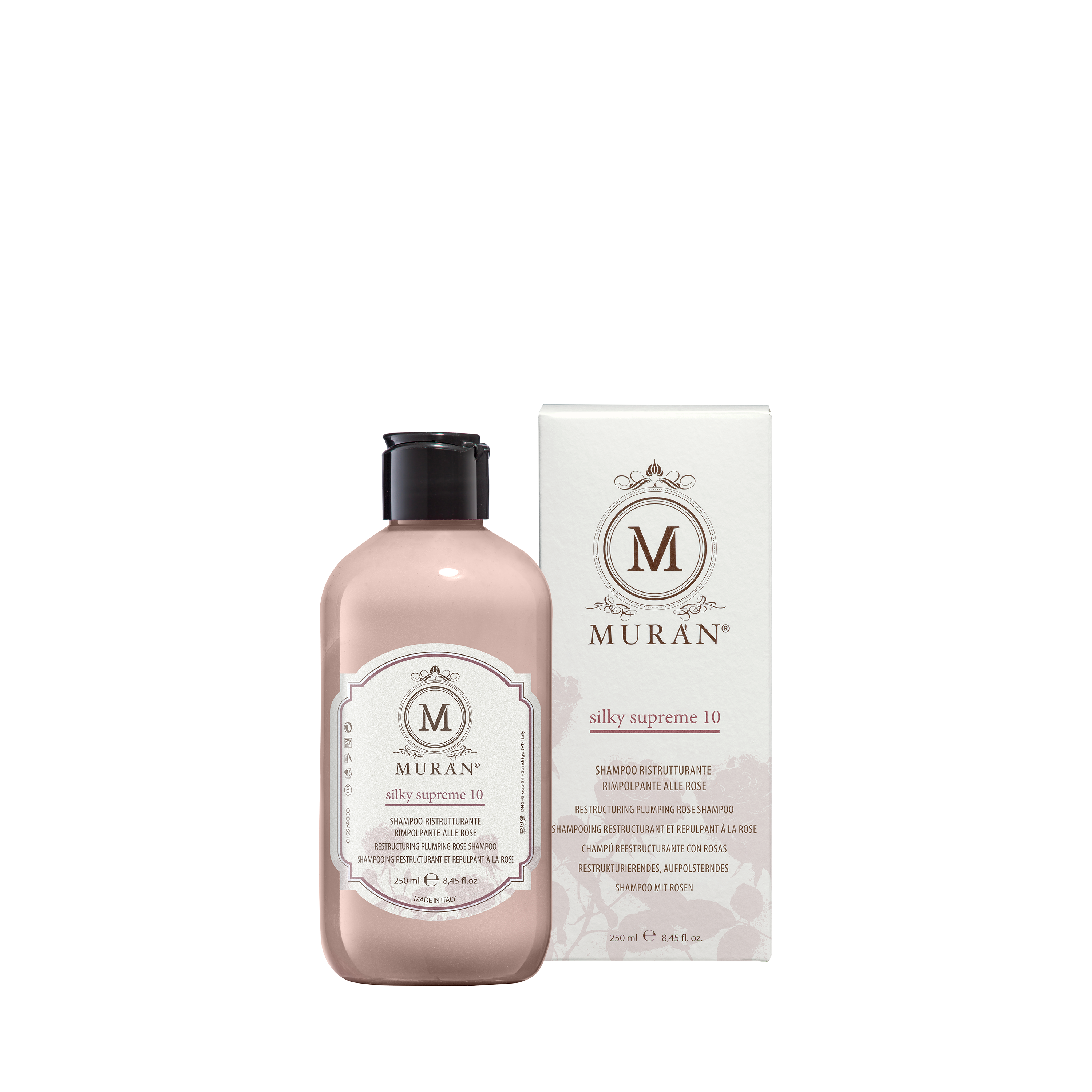 Silky Supreme 01/10 Restructuring plumping Rose shampoo