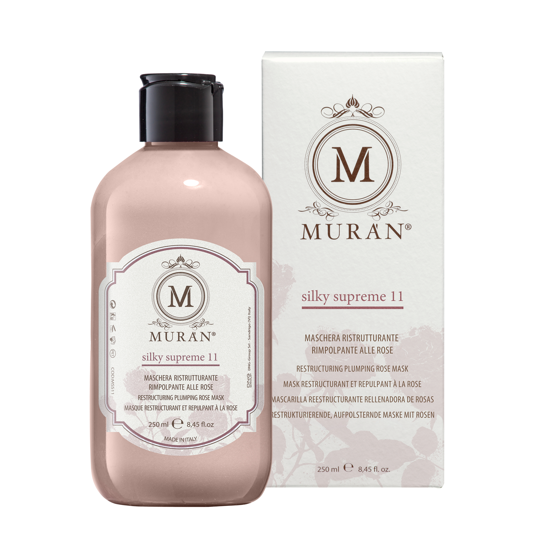 Muran Silky Supreme 11 Restructuring plumping Rose mask - 250 ml