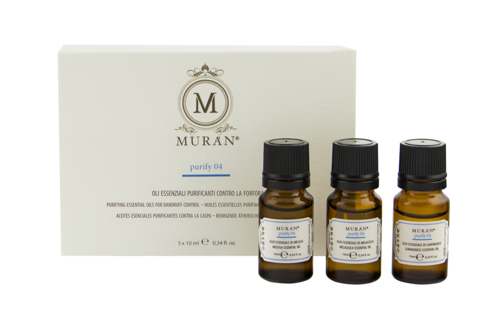 Muran Purify - 04 Essential oils set with cleansing effect against dandruff – 3×10 ml