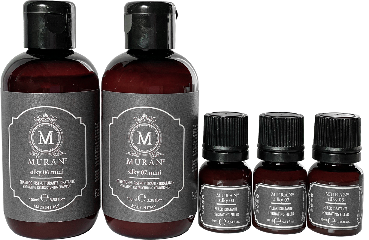 Silky set (Shampoo, Conditioner, Moisturizing Filler)